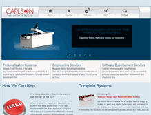 Tablet Screenshot of carlson-eng.com